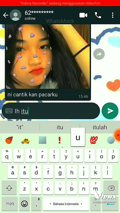 pov rebut pacar bocil #whatsappmock