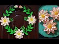 Paper Flower Wall Hanging //  Wall Decoration Idea // Simple  Home Decoration Idea