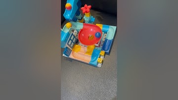 Satisfying Build 🟡 Marble Run Slide Building Blocks