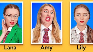 TYPES OF STUDENTS ON PICTURE DAY || Funny Situations At School by 123 GO! screenshot 5