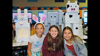 Trinity Fifth Graders Create 3-D Animals for Volume Zoo