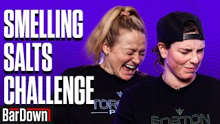 PWHL ATTEMPTS THE SMELLING SALTS CHALLENGE