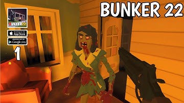 Bunker 22: Zombie Survival Games - Gameplay Walkthrough part 1- Tutorial (Android)