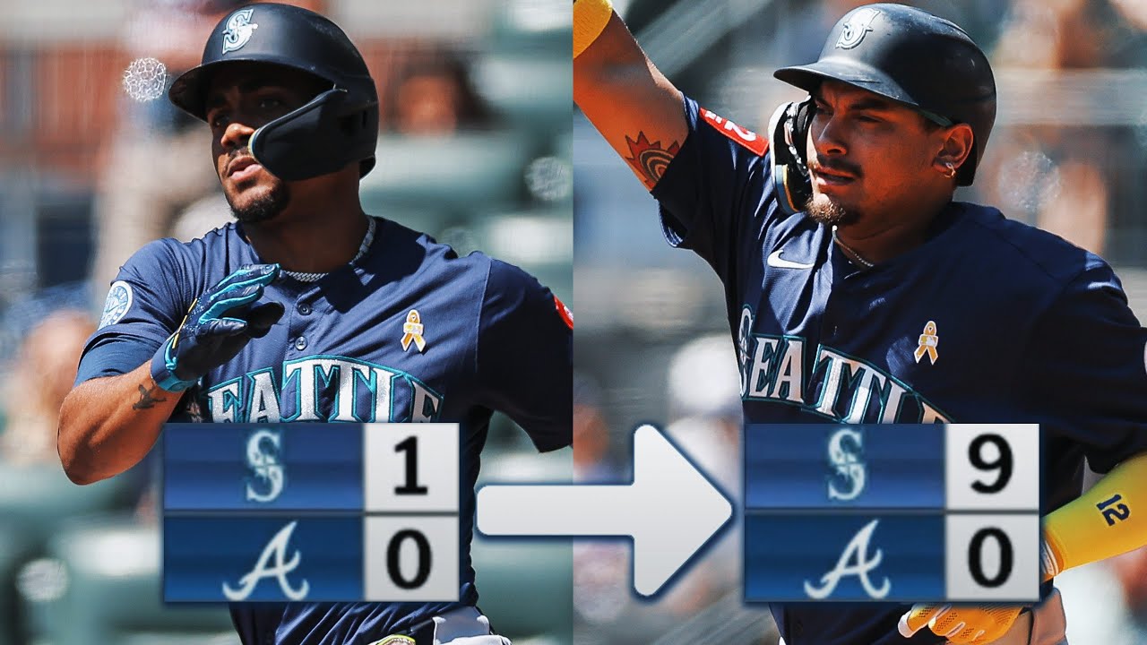 FULL INNING: Mariners homer twice and score EIGHT RUNS in a MASSIVE inning! 😳
