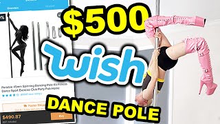 I BOUGHT A $500 POLE DANCING POLE FROM WISH!!! *pray for me*