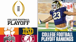 College Football Playoff Rankings Release: Alabama, Notre Dame, Clemson, Ohio State | CBS Sports HQ
