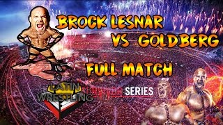 SURVIVOR SERIES 2016 | Brock Lesnar vs Goldberg Full Match (Español)