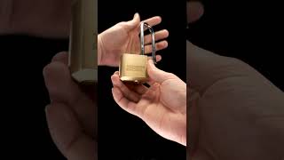 Nu-Set Sliding Bolt Padlock Opened With Nu-Set Sliding Bolt Padlock