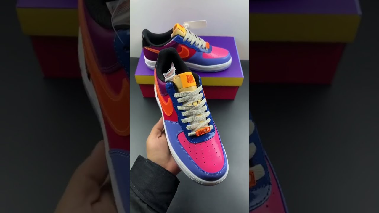 Undefeated x Nike Air Force 1 Low Polar Total Orange Multi