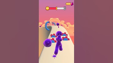 Blob Runner 3D Perfect Gameplay Max Levels New Update #speedrungames  #shorts