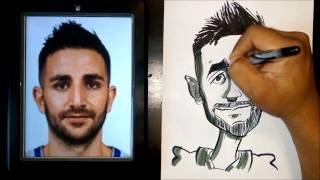 How To Draw A Quick Caricature Ricky Rubio screenshot 3