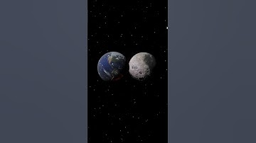 What if the Moon became Earth-sized? - Universe Sandbox #spacesimulation