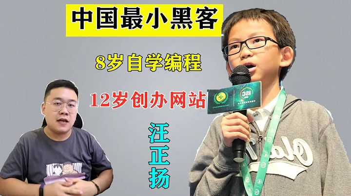 中國最小黑客汪正揚，8歲自學編程，12歲創辦網站，現在怎樣？ - 天天要聞