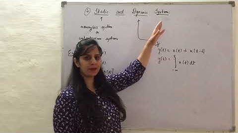 Static and Dynamic Systems