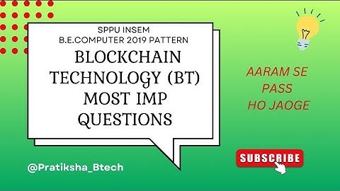 BT Most IMP Questions Insem Exam 2019 Pattern #sppu #engineering #insem #important 