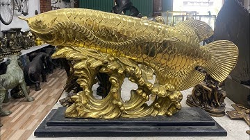 👉cá kim Long mạ vàng _ đại bàng như ý _ tế công bằng đồng. Ngày 22/12/2024 #đồcổ #đồđồngxưa