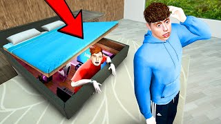 I Spied on my Little Brother for 24 hours in GTA 5!