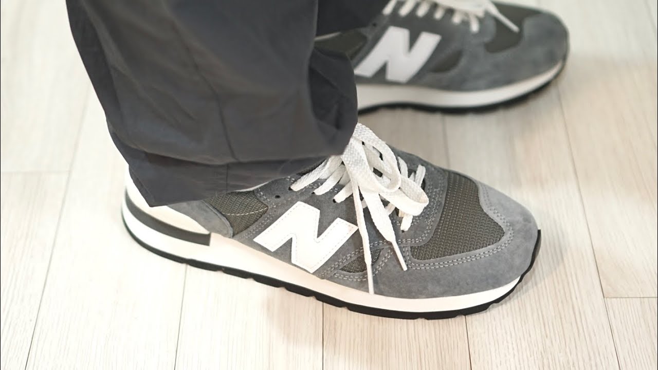 New Balance 990 Made in USA Grey White (M990GR1) - YouTube