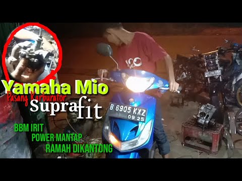 Yamaha Mio Ganti Karburator Supra Fit#Budikalong57