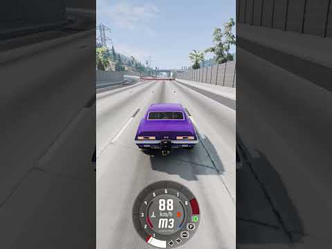 У какой машины лучше тормоза 😂 в BeamNG Drive #shorts