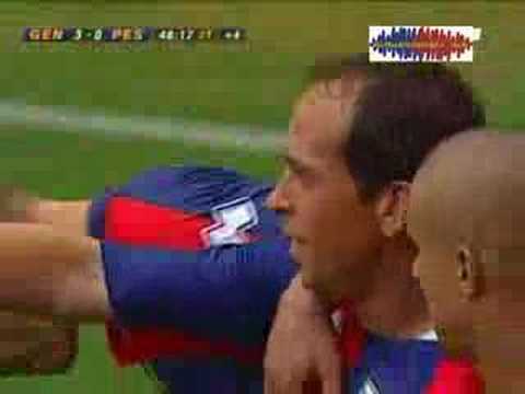 Genoa-Pescara (26.05.2007): Gol di Adailton (2)