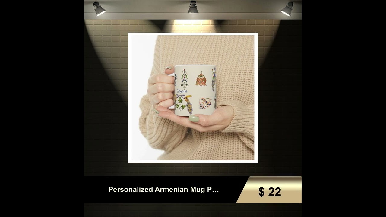 Personalized Armenian Mug Personalized Armenian Gift Idea Gift For Armenian Ceramic Cup with Name...