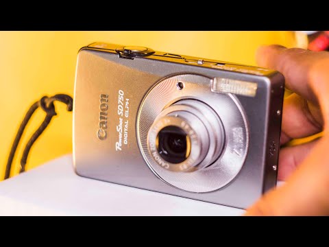 Using old digital cameras - Canon Powershot SD750