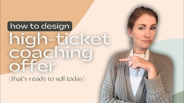 How To Design Your First Coaching Package (starting a coaching business)