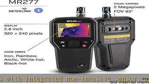 FLIR MR277 Moisture Meter, MSX IR Camera & Hygrometer for Building Inspection & MR06 Wall Cavity Pr