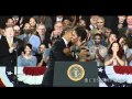 Obama gushes over how cute first lady is