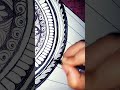 It's mandala 💫🙂⚘️♥️✨️#artoftheday #viralvideo #design #artist #trending