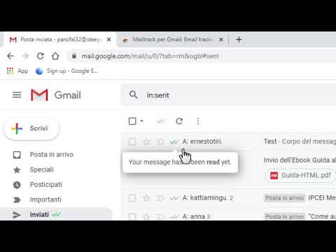 Video: Come Sapere Che Una Lettera è Stata Letta