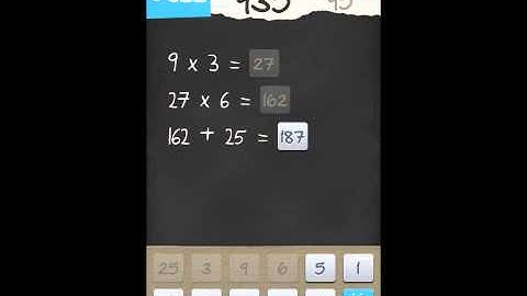 6 Numbers by Brainbow Level 95 Answer Guide