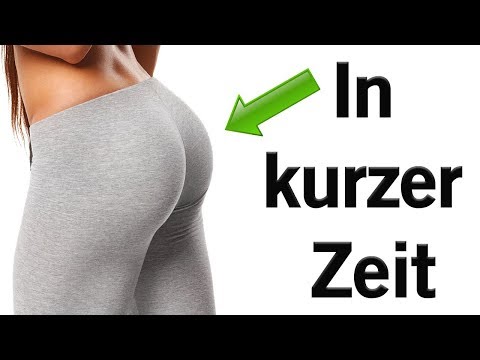 Diese 3 Übungen verhelfen Dir innerhalb kürzester Zeit zu einem festen Po!