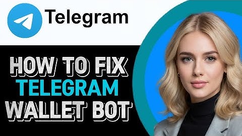How to Fix Telegram Wallet Bot 2024! (FULL GUIDE)