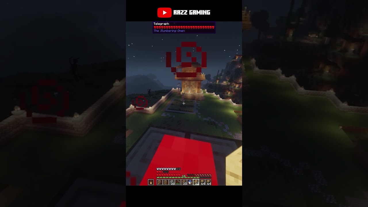 Slumbering Omen Muncul di Mincraft Ini #339 #minecraft #shorts #fromthefog #horror