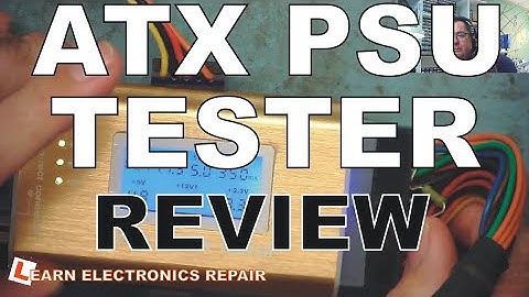 ATX PSU Tester Analyzer Review.  Automated Power Supply Tester