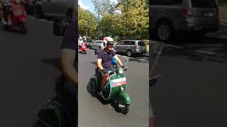 Vespa jízda Praha 2018