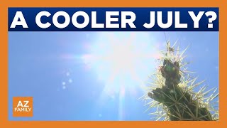 Is this July cooler than normal for Phoenix?