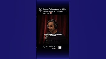 Is Real News DEAD? We are obsessed w/ CLICKS #technology #ai #algorithms #news  #chamathpalihapitiya