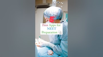 5 FREE Apps for NEET Preparation ✍️📱 #shortsfeed #ytshort