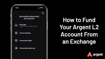 How to Fund Your Argent Layer 2 Account From an Exchange