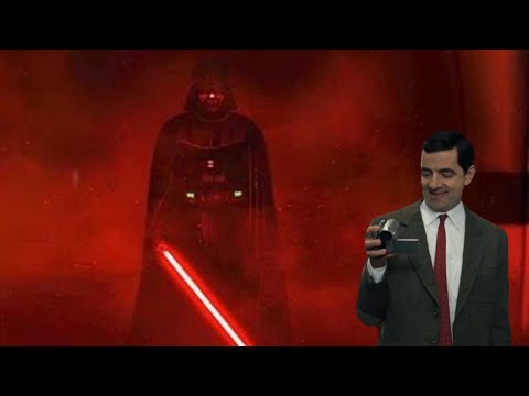 Mr Bean Being a Tourist During Darth Vader's Attack