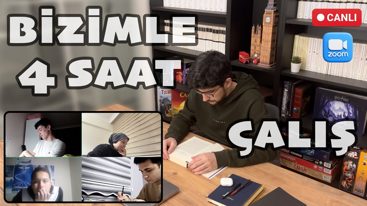 Benimle Ders Çalış | Birlikte Çalışalım Canlı 