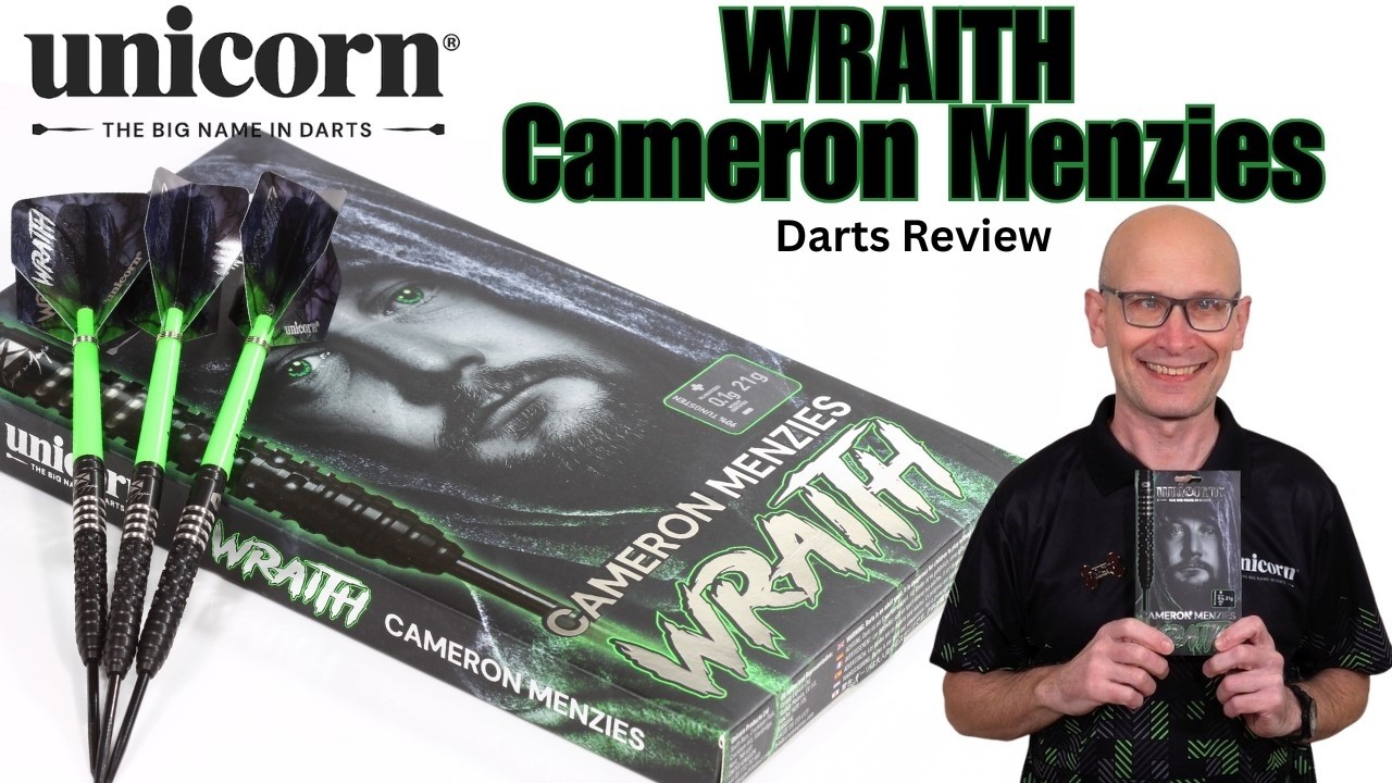 キャメロンメンジーズ　ユニコーン Unicorn Wraith CAMERON MENZIES Darts Review - YouTube