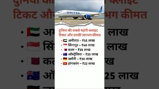 दुनिया की सबसे महंगी फ्लाइट टिकटें और उनकी कीमतें✈️💸#FlightTicket #Flights #AirTravel #Aviation
