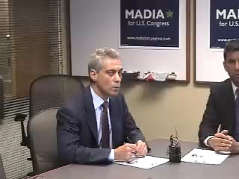 MnIndy video: Ashwin Madia and US Rep. Rahm Emanuel