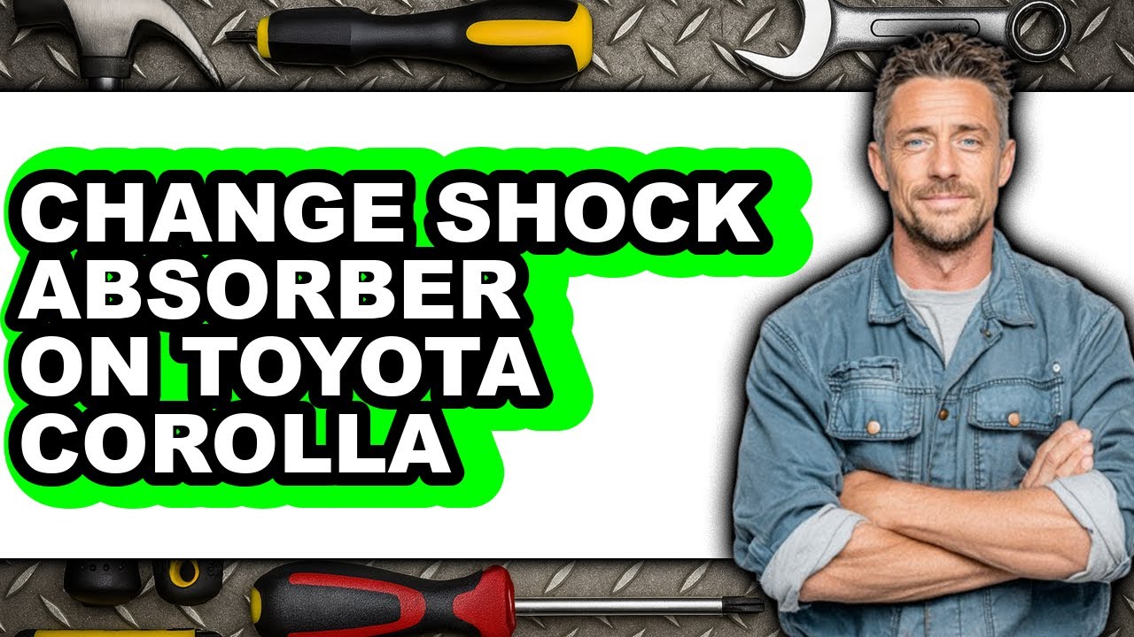 How to Change Shock Absorber on Toyota Corolla (only Way)