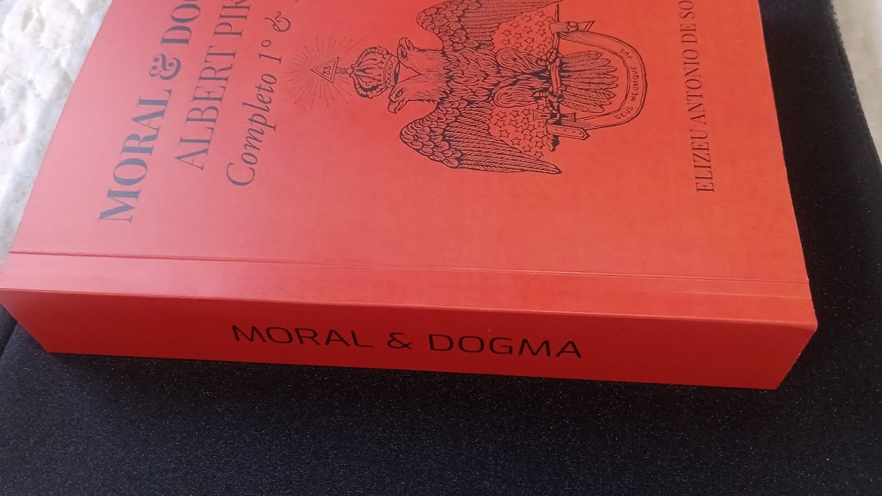 Unbox livro Moral e Dogma Albert Pike completo em português