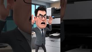 Every office worker's nightmare right here #stressful #relatable #tech